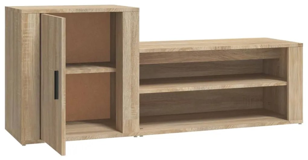Sapateira 130x35x54 cm derivados de madeira carvalho sonoma