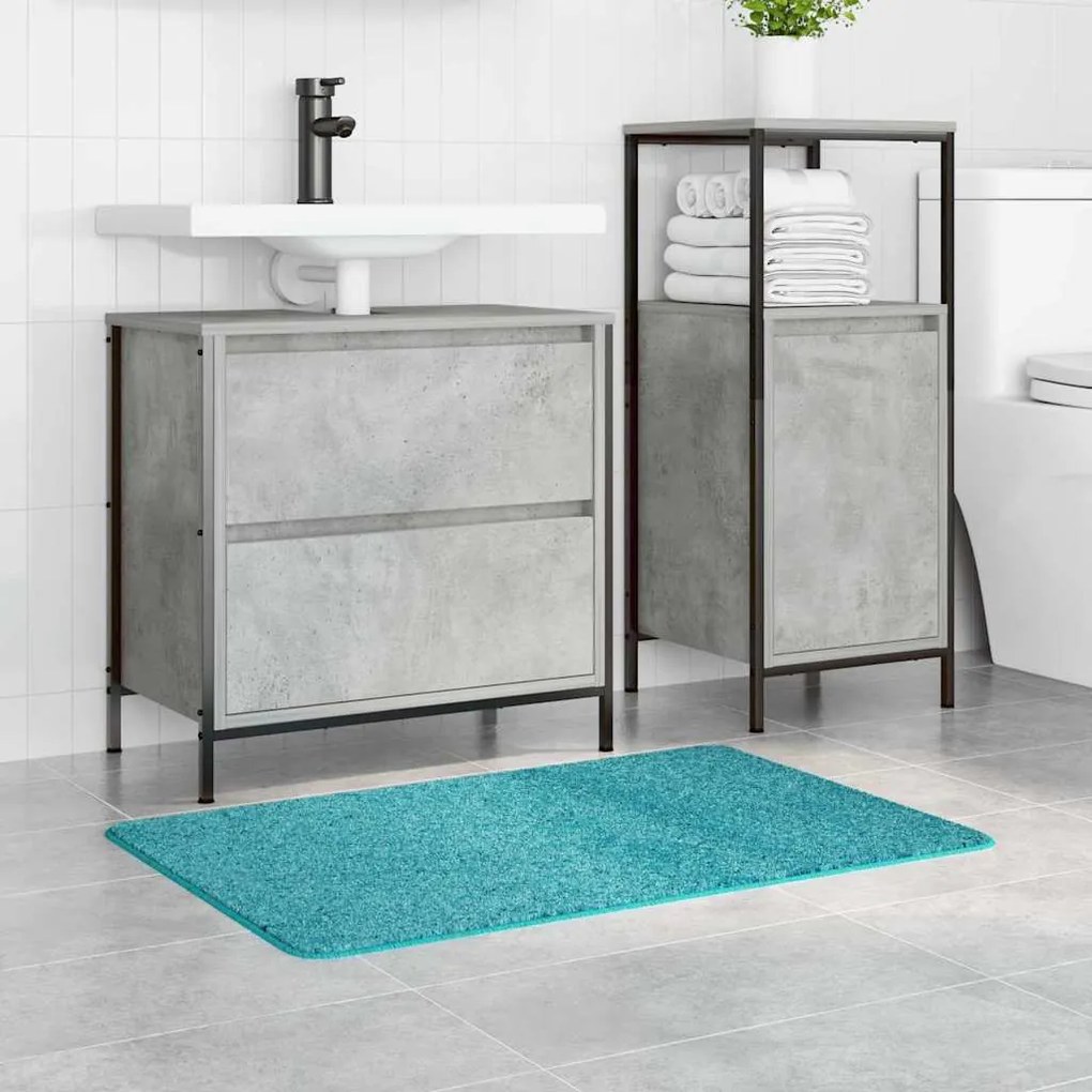 Tapete de Banho Retangular Laranja 60x90 cm Polipropileno Antiderrapan