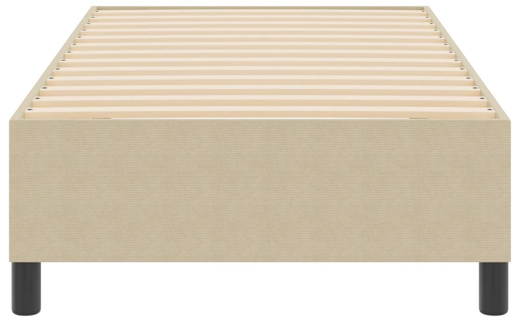 Cama Box vidaXL Verde Claro Cinza 90x200 cm em Tecido de Corduroy