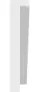 Porta deslizante vidro ESG fosco e alumínio 90x205 cm branco