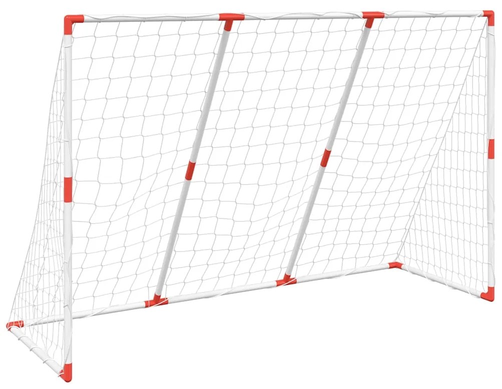 Baliza futebol infantil c/ bolas 2 em 1 184x64x124 branco