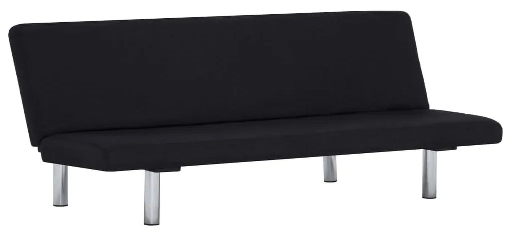Sofá-Cama Kevin em Tecido - Preto - Design Moderno
