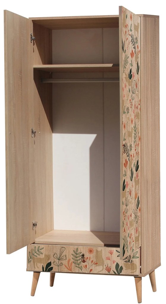 Guarda-roupa City – Multicolor – 80 cm x 190 cm x 45 cm