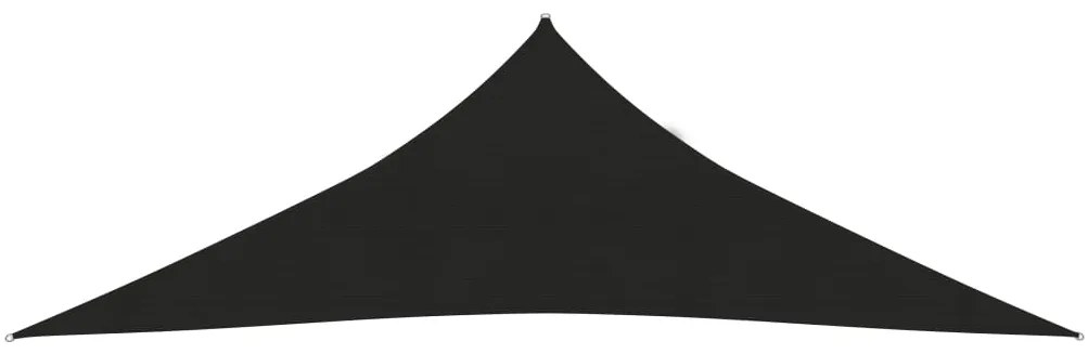 Para-sol estilo vela 160 g/m² 5x5x6 m PEAD preto