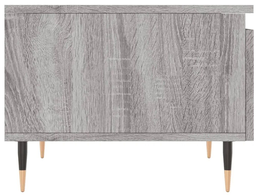 Mesas de centro 2 pcs 50x46x35cm deriv. madeira cinzento sonoma