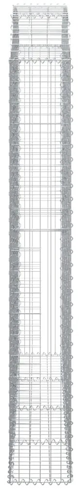 Cesto gabião arqueado 200x30x200/220 cm ferro galvanizado