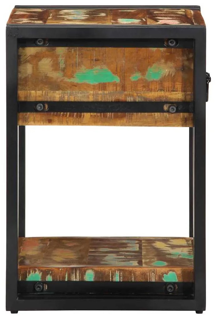 Cabeceira de cama vidaXL 40x35x50 cm Madeira recuperada