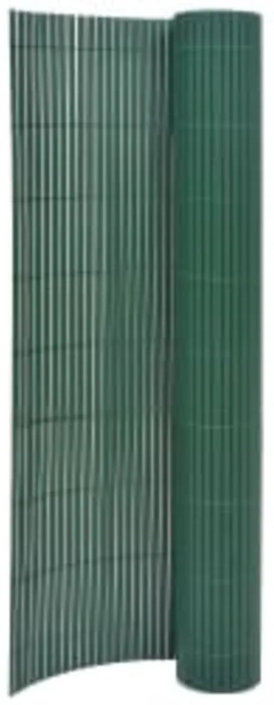 317147 vidaXL Cerca de jardim dupla face 90x400 cm verde