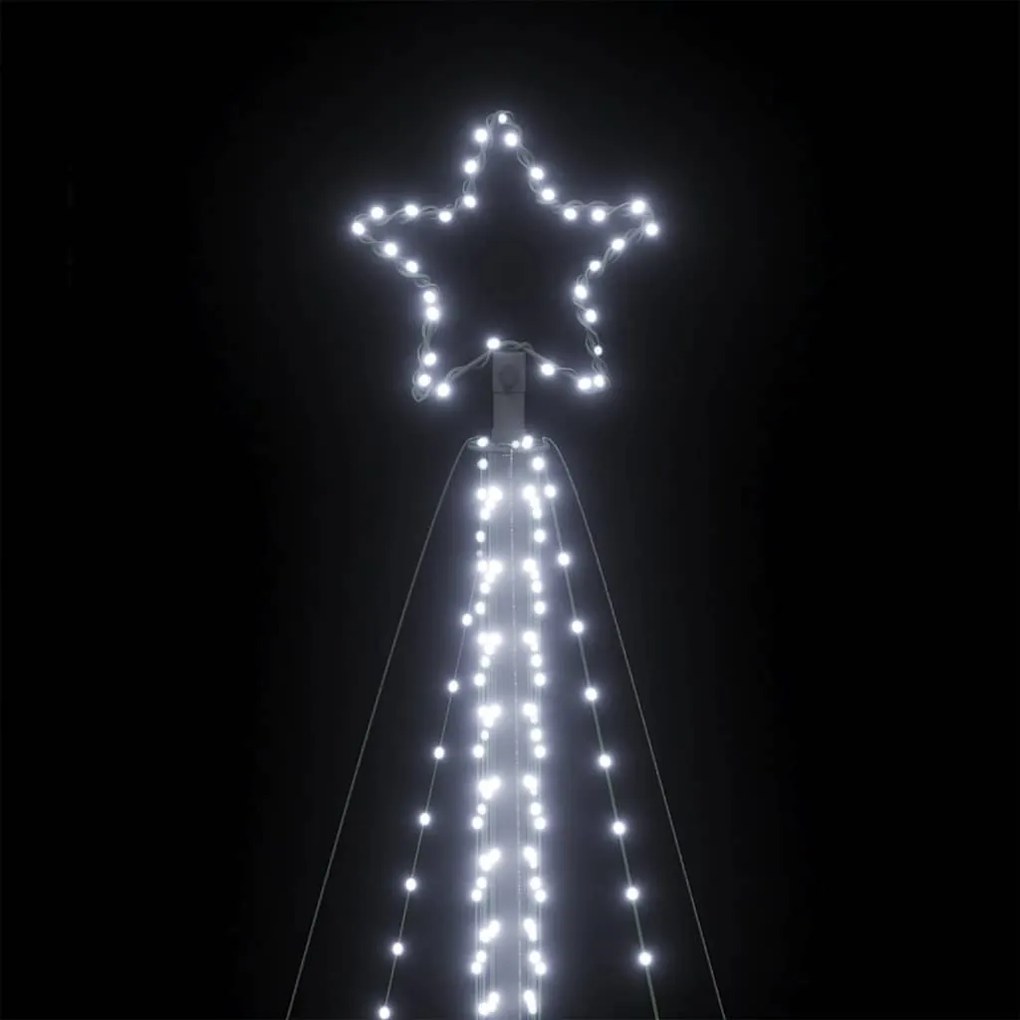 LED Árvore de Natal 789 LEDs Branco Frio 476 cm