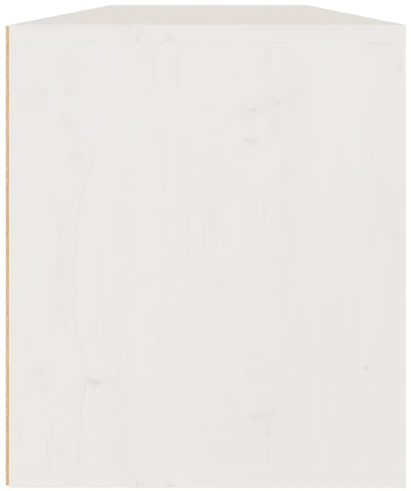 Armários de parede 2 pcs 60x30x35 cm pinho maciço branco