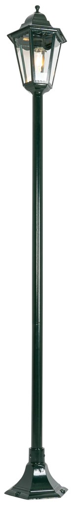 Candeeiro de pé clássico para exterior verde escuro 170 cm IP44 - Nova Orleans Clássico / Antigo