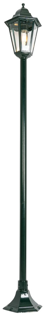 Candeeiro de pé clássico para exterior verde escuro 170 cm IP44 - Nova Orleans