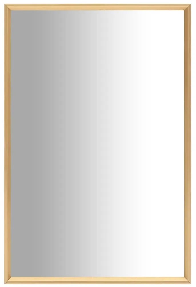 Espelho 60x40 cm dourado