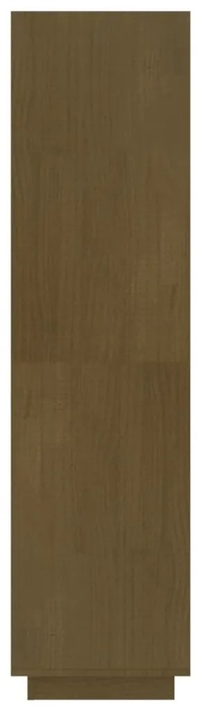 Estante/divisória 60x35x135 cm pinho maciço castanho-mel