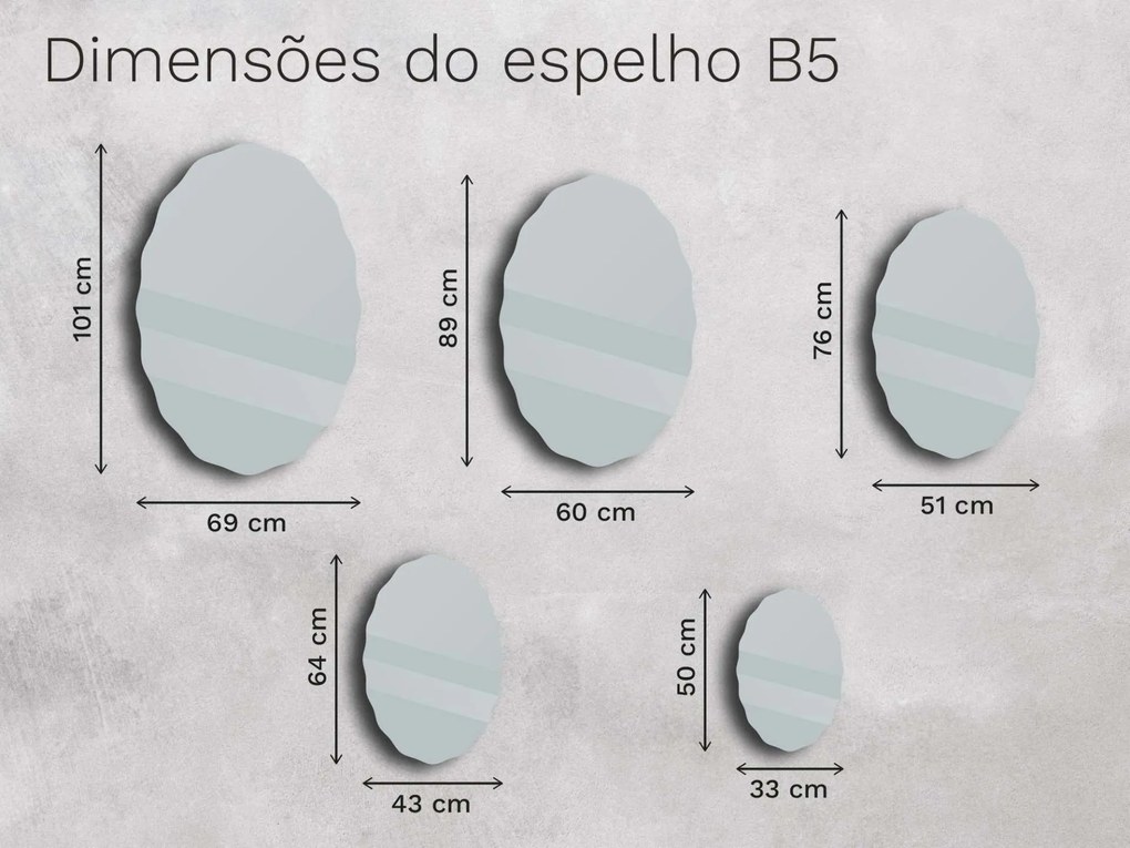 Espelho Base B5 33×50