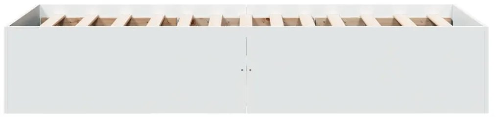 Estrutura de cama 90x190 cm derivados de madeira branco