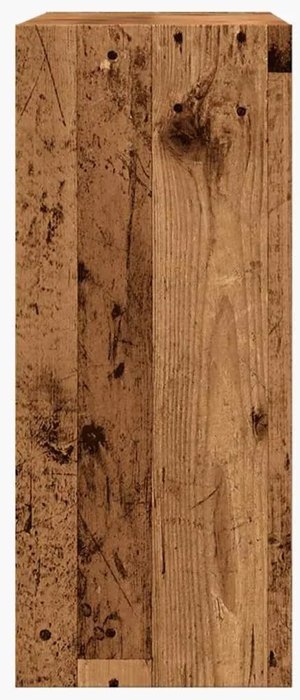 Estante/divisória 80x30x72 cm cor madeira velha