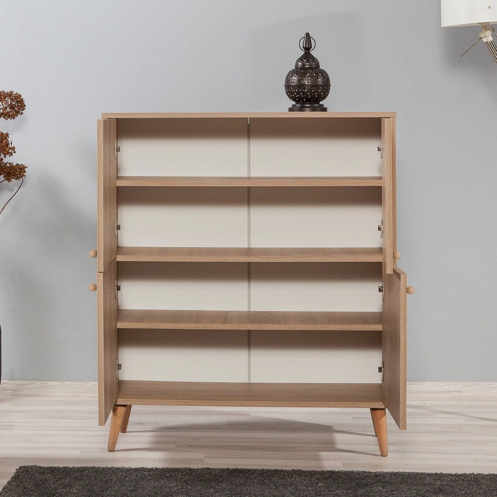 Armário Multiuso Multilux – Carvalho Sonoma – 95x111x36 cm