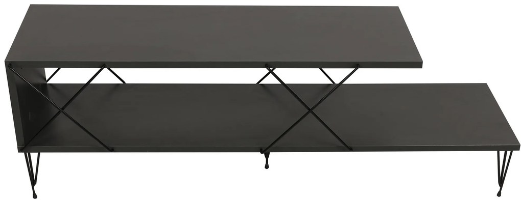 Móvel TV Street – Antracite – 120x40x30 cm
