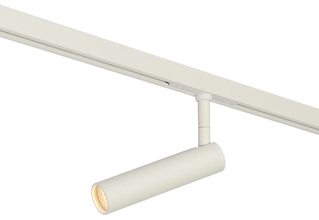 Foco moderno branco para sistema de trilho monofásico - Slimline Uzzy