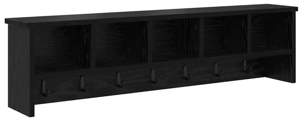Cabideiro de Parede Carvalho preto 100 x 16 x 26 cm