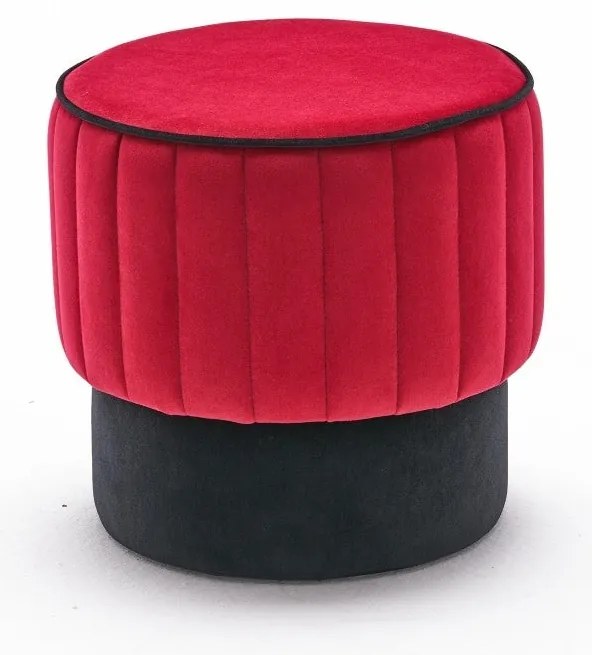 Pouffe Rose – Vermelho – 40x40x40 cm