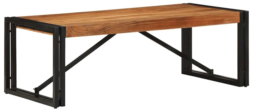 Mesa de centro 100x50x35 cm madeira de acácia maciça