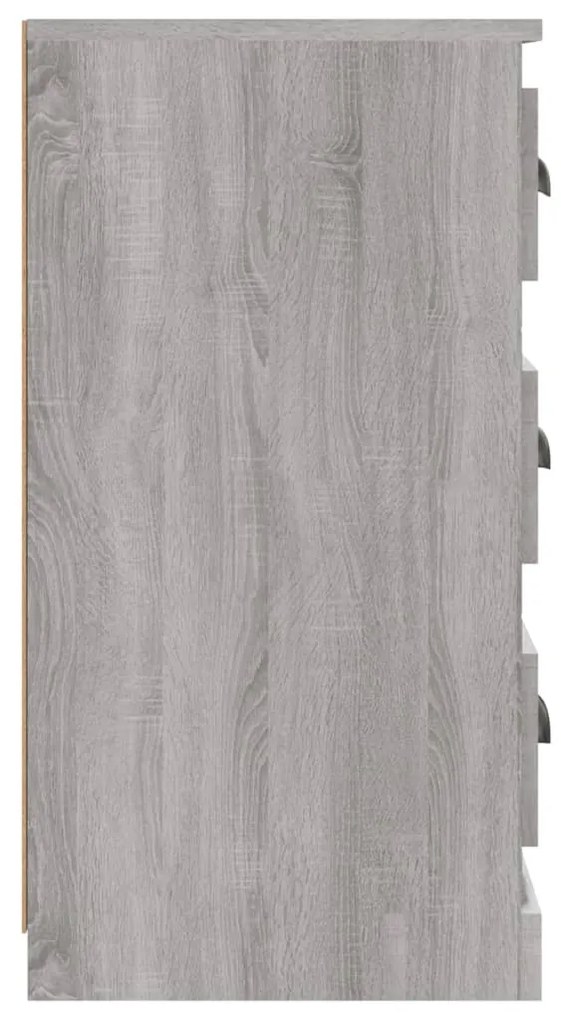 Aparadores 2 pcs derivados de madeira cinzento sonoma