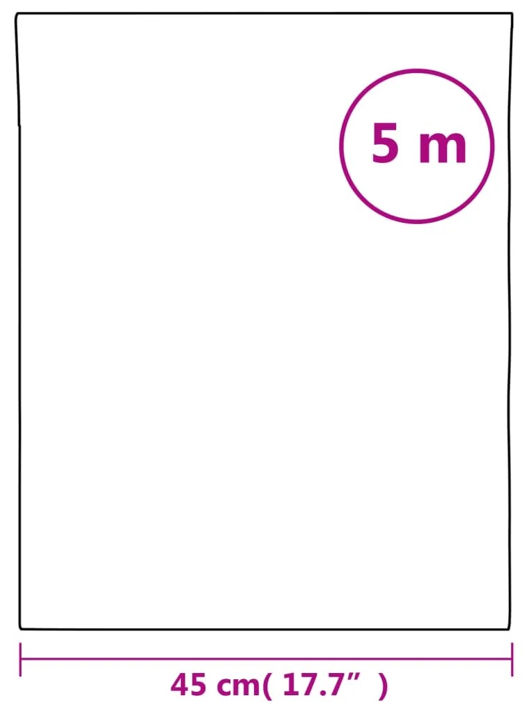 Película para janela fosca 45x500 cm PVC branco