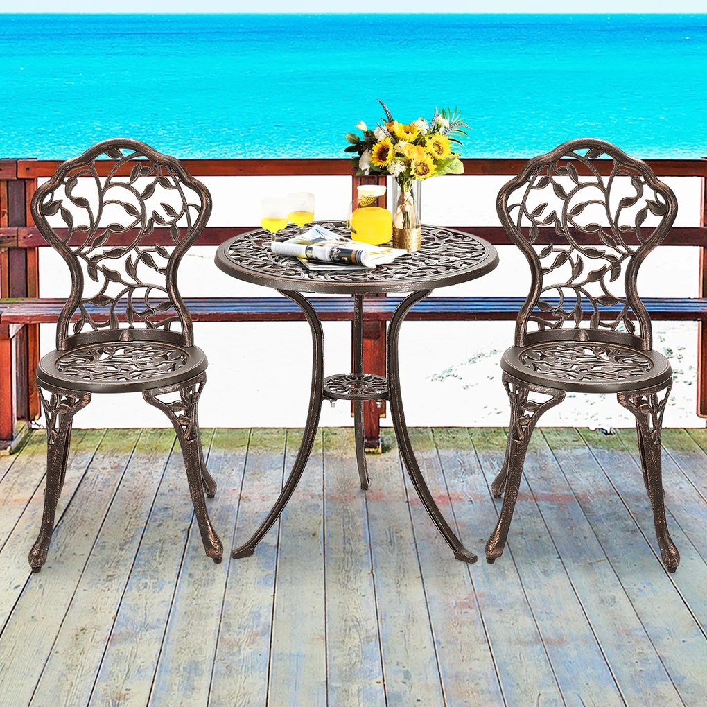 Mesa de acampamento dobrável com altura ajustável - Azul