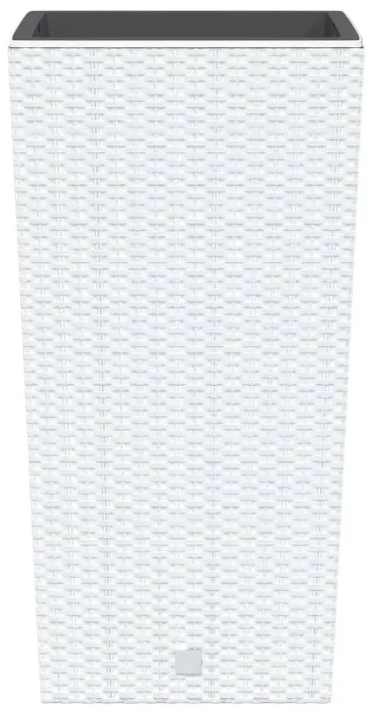 Vaso com interior removível 21 / 49 L vime PP branco
