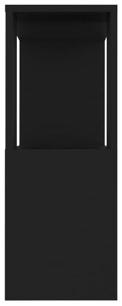 Móvel de TV 80x24x63 cm derivados de madeira preto