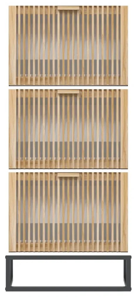 Sapateira 52x25x120 cm derivados de madeira branco
