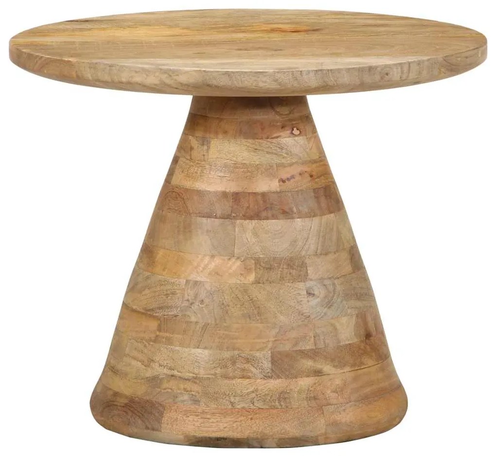 Mesa de apoio Ø50x40 cm madeira de mangueira maciça