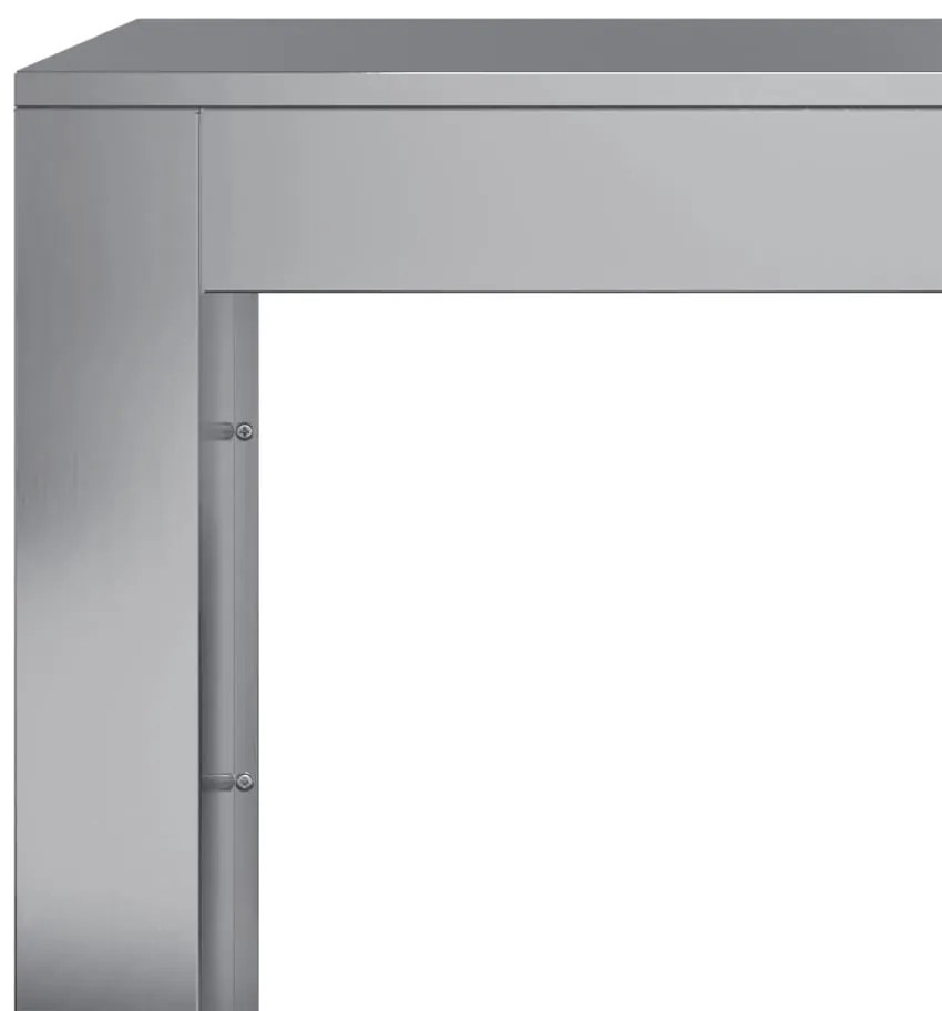 Suporte para lenha 100x40x80 cm aço galvanizado