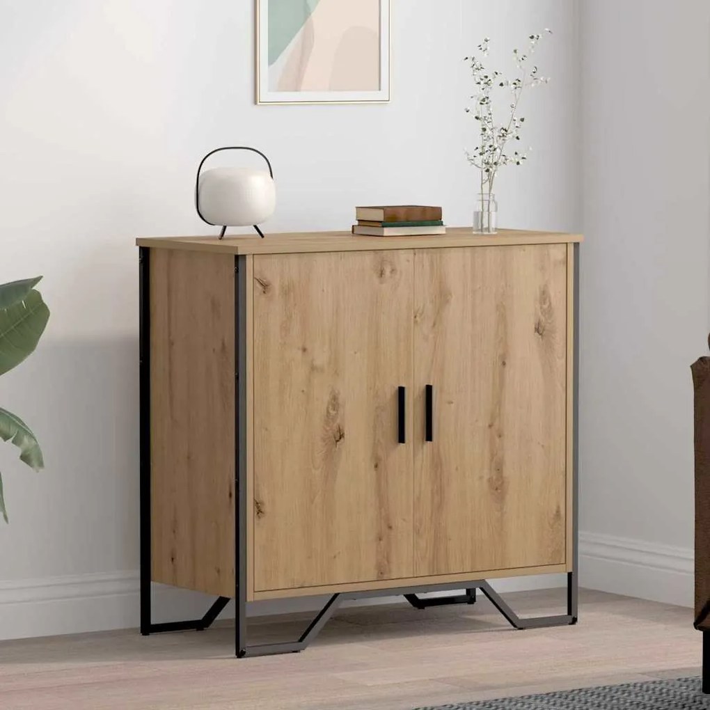 vidaXL Buffet carvalho artisiano 78 x 35.5 x 74.5 cm