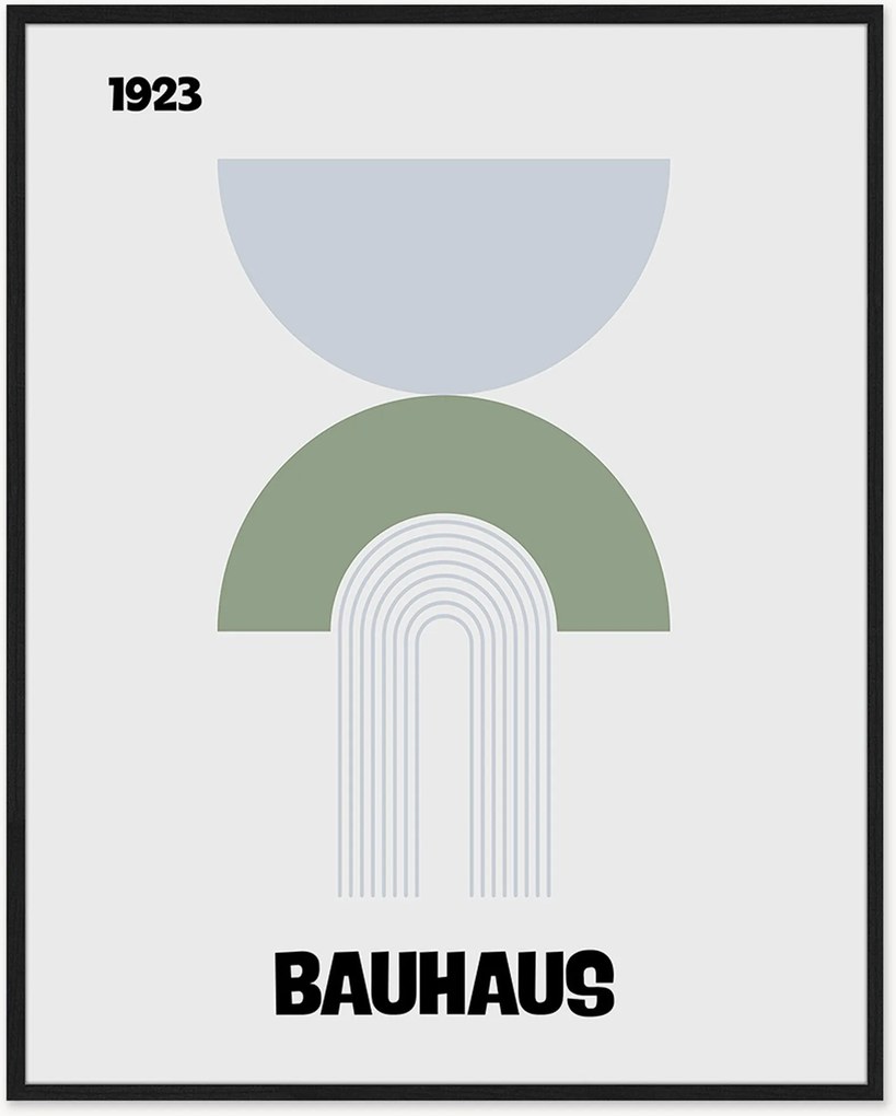 Impressão digital emoldurada Bauhaus 1923