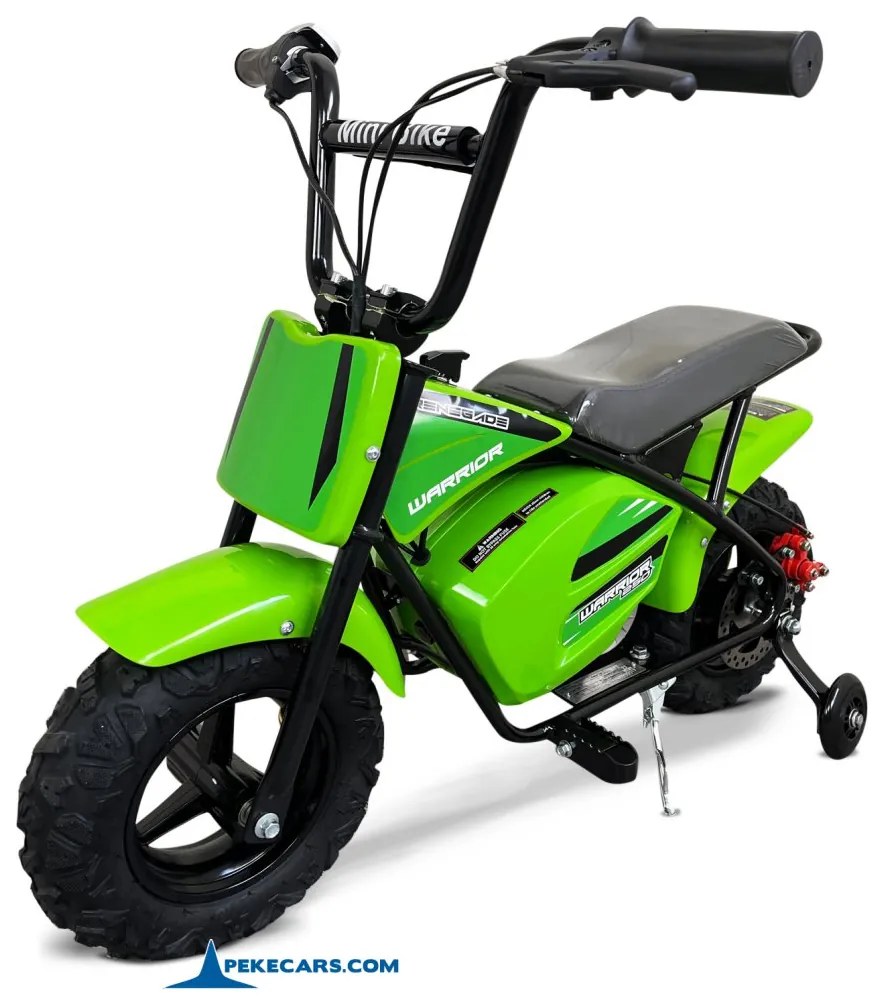 Moto criança eletrica Moto 24V 250W Verde