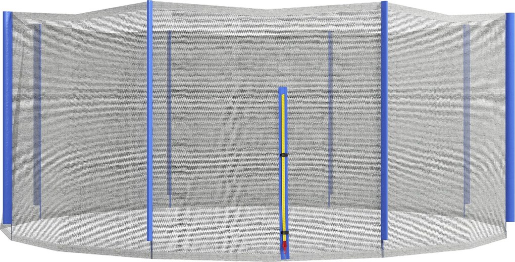 Rede de substituição para trampolins com Ø 426 cm, (NÃO INCLUIDO) 8 postes verticais, rede de segurança para trampolins, com abertura com fecho de cor