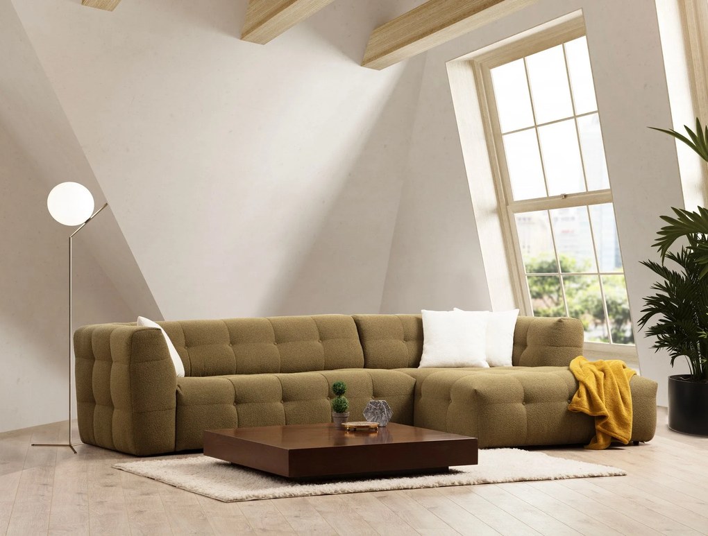 **** Sofá de Canto Cady – Caqui – 300 x 150 cm

**