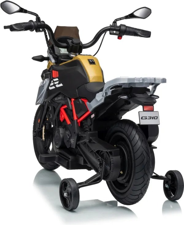Mota eletrica para Crianças 2 a 5 anos 12V BMW G310GS Rodas EVA, cor Champanhe