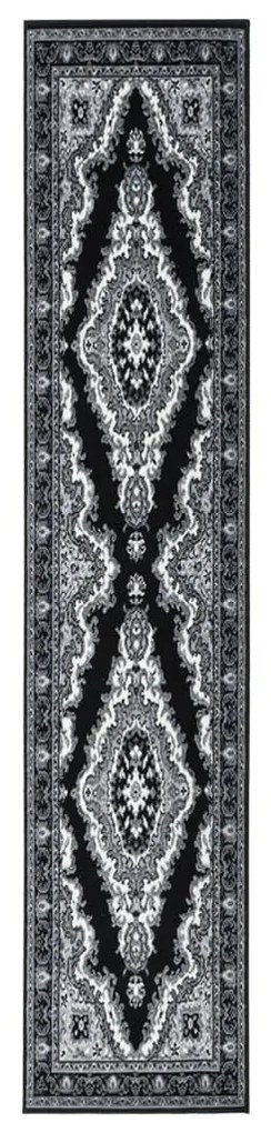 vidaXL Passadeira 60x400 cm polipropileno preto