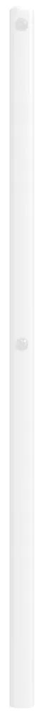 Cabeceira de cama 107 cm metal branco