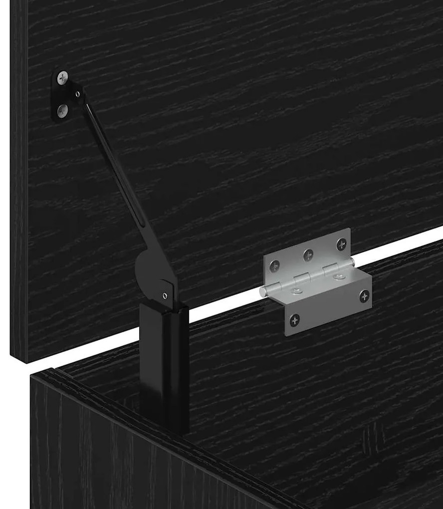 Banco sapateira 102x30,5x45 cm carvalho preto