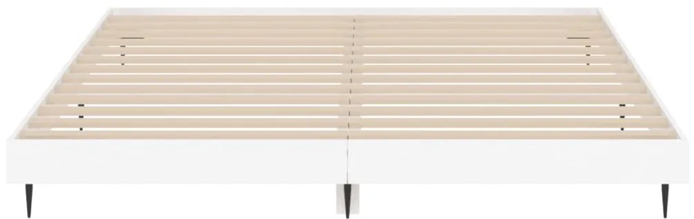 Estrutura de cama 120x200 cm derivados de madeira branco