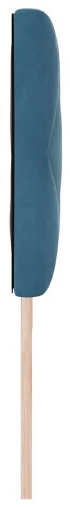 Cabeceira LED Design Blocos de Diamante Azul Escuro 180cm