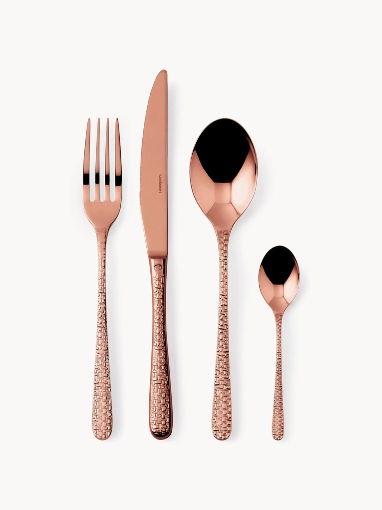 Conjunto de talheres polidos Venezia, 6 pessoas, 24 uni.