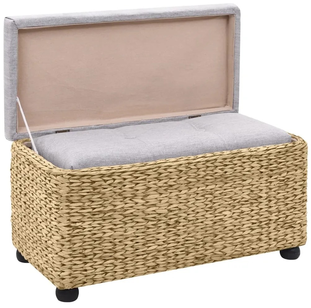 Conjunto de bancos 2 pcs erva marinha cinzento