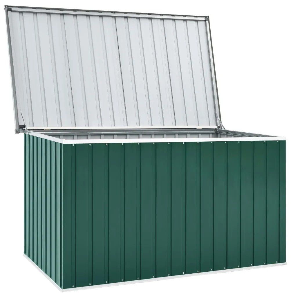 Caixa de arrumação para jardim 171x99x93 cm verde