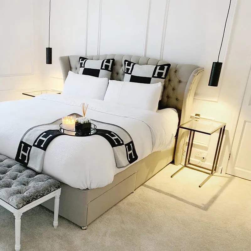 Candeeiro de suspensão design preto - Tubo